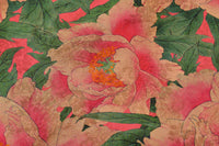 Crimson Peony Hua Luo Silk