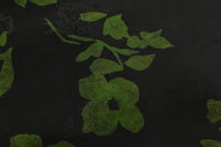 Botanical Green Leaf Mud Silk