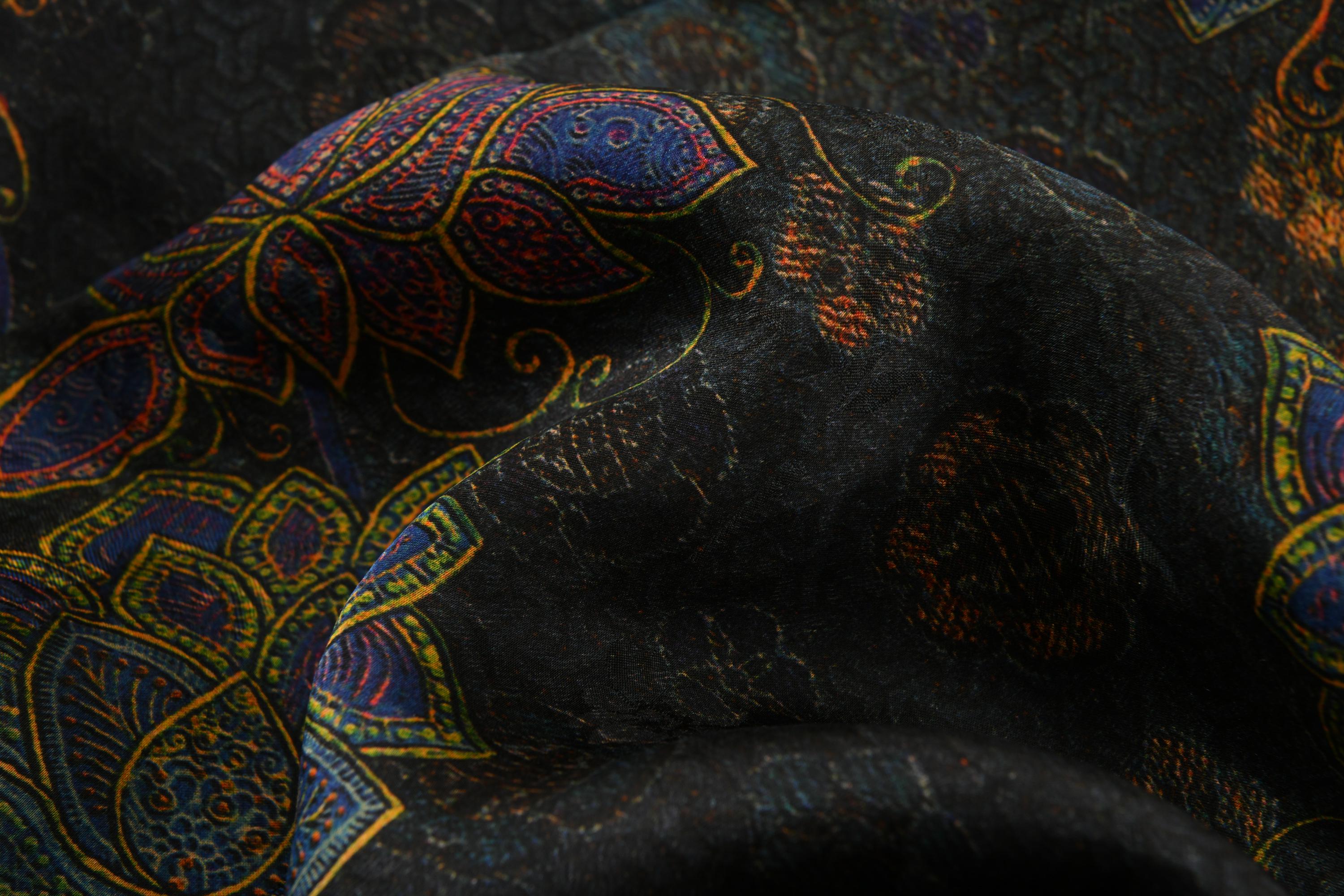 Vintage-Style Elegant Hua Luo Silk Jacket, 100% Mulberry Silk, Naturally Dyed, Two Pockets, Custom Size Made to Order