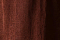 Heavyweight Dark Brown Crackle Mud Silk