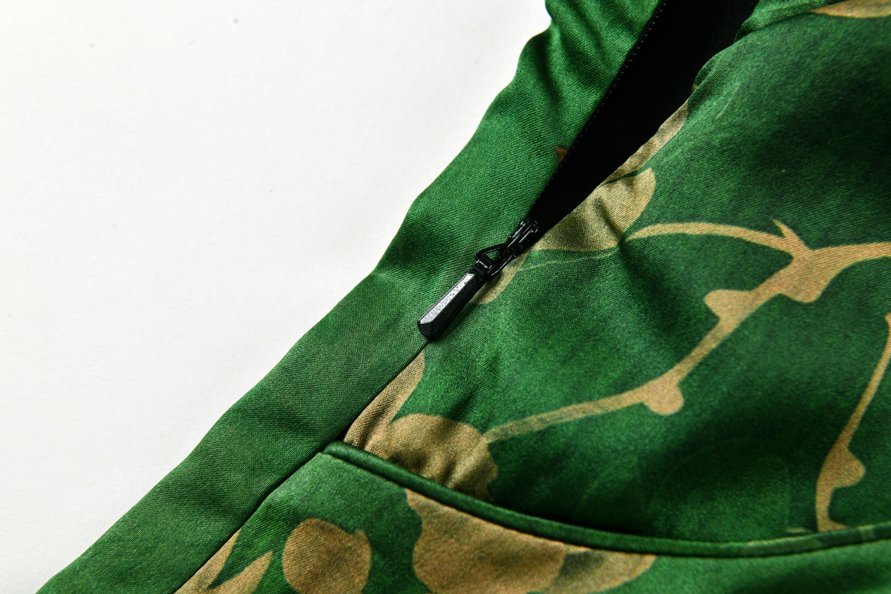 Elegant Special Heavyweight Green Floral Bird Mud Silk Qipao Dress, 100% Mulberry Silk, Naturally Dyed, Custom Size/Sleeves, Made to Order