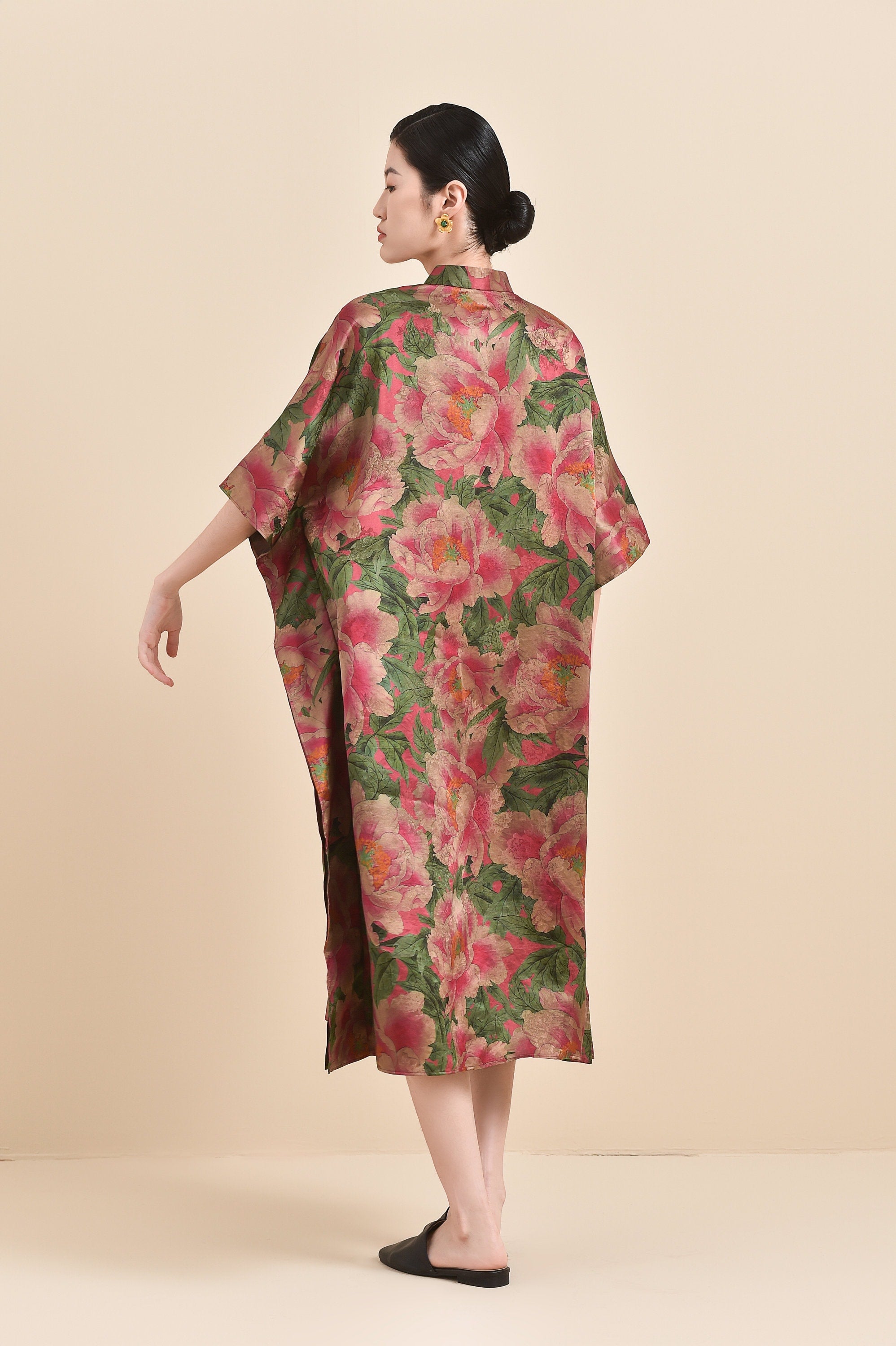 Peony Floral Qipao/Cheongsam Dress