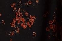 Small Red Floral Print Hua Luo Silk