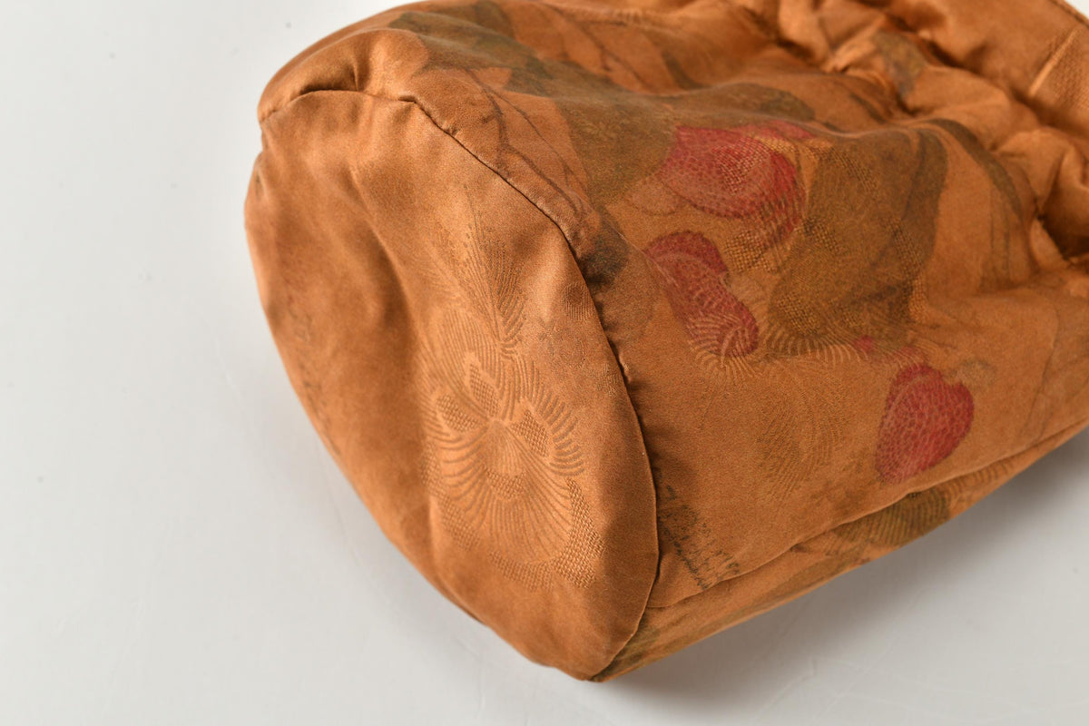 Lychee Orchard Hua Luo Silk Drawstring Bucket Bag
