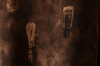 Heavyweight Brown Lucky Lantern Mud Silk