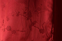 Heavyweight Red Bird Jacquard Mud Silk